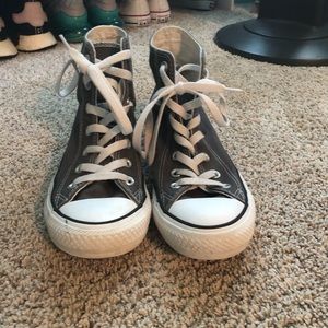 Gray Hightop Converse